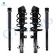 Set Front Quick Complete Strut-Coil Spring-Rear Complete Shock Kit For 2008-2011 Ford Focus