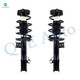 Pair of 2 Front Left-Right Quick Complete Strut-Coil Spring For 2006 2007 Mercedes-Benz C350