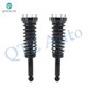 Pair of 2 Rear Quick Complete Strut-Coil Spring Assembly For 2010 Jaguar XJ