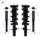Set Front Quick Complete Strut-Coil Spring-Rear Complete Shock To 2007 2008 Infiniti G35 AWD