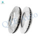 Front Drilled Slotted Disc Brake Rotors For 2006-2011 Buick Lucerne