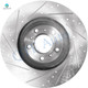 Front 303mm Drilled Slotted Disc Brake Rotors For 2006-2011 Buick Lucerne