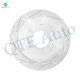 Set 4 Front-Rear Drilled Slotted Disc Brake Rotors For 2013-2017 Ford Expedition