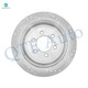 Set 4 Front-Rear Drilled Slotted Disc Brake Rotors For 2013-2017 Ford Expedition