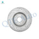 Rear Drilled Slotted Disc Brake Rotors For 2009-2021 Dodge Challenger