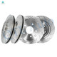 Set 4 Front 320mm-Rear 291.5mm Drilled Slotted Disc Brake Rotors For 2005 2006 Nissan Altima