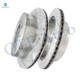Rear Drilled Slotted Disc Brake Rotors For 2008-2011 2013-2021 Lexus LX570 Base