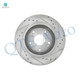 Rear Drilled Slotted Disc Brake Rotors For 2004-2008 Acura TSX