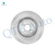 Set of 4 Front Drilled Slotted Brake Disc Rotors-Rear Brake Disc Rotors For 2013-2018 Lexus ES350 Base