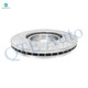 Set of 4 Front 329.8mm-Rear 333.5mm Drilled Slotted Disc Brake Rotors For 2009-2015 Honda Pilot