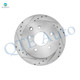 Rear Drilled Slotted Disc Brake Rotors For 2004-2008 Nissan Maxima
