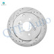 Rear 333.5mm Drilled Slotted Disc Brake Rotors For 2010-2013 Acura ZDX, Automotive Replacement Brake Rotors