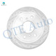 Rear Drilled Slotted Disc Brake Rotors For 2013 Cadillac Escalade EXT