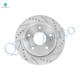 Set of 4 Front 300mm-Rear 282mm Drilled Slotted Disc Brake Rotors For 2006-2012 Honda Accord