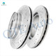 Front Drilled Slotted Disc Brake Rotors For 2011-2018 RAM 1500