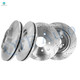 Set of 4 Front 296mm Brake Disc Rotors-Rear 291.5mm Drilled Slotted Brake Disc Rotors For 2007-2013 Nissan Altima