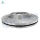Set of 4 Front 296mm Brake Disc Rotors-Rear 291.5mm Drilled Slotted Brake Disc Rotors For 2007-2013 Nissan Altima