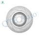 Front Drilled Slotted Disc Brake Rotors For 2010-2015 Lexus RX350 Japan Built
