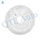 Set 4 Front 324.8 mm-Rear 331 mm Drilled Slotted Disc Brake Rotors For 2007-2010 Saturn Outlook