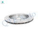Set 4 Front 324.8 mm-Rear 331 mm Drilled Slotted Disc Brake Rotors For 2007-2010 Saturn Outlook