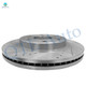 Set of 4 Front-Rear Drilled Slotted Brake Disc Rotors For 2019 Chevrolet Silverado 1500 LD