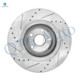 Front 328mm Drilled Slotted Disc Brake Rotors For 2008-2019 Toyota Highlander