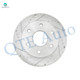 Front Drilled Slotted Disc Brake Rotors For 2002-2006 Chevrolet Avalanche 1500