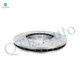Front Drilled Slotted Disc Brake Rotors For 2013 2014 Honda Fit EV