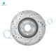 Front Drilled Slotted Disc Brake Rotors For 2013 2014 Honda Fit EV