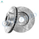 Front 282mm Drilled Slotted Disc Brake Rotors For 2013 2014 Honda FIT, Automotive Replacement Brake Rotors
