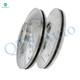 Front 320mm Drilled Slotted Disc Brake Rotors For 2005-2008 Infiniti G35
