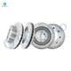 Set of 4 Front 325mm-Rear 330mm Drilled Slotted Disc Brake Rotors For 2003 2004 Chevrolet Suburban 2500