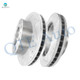 Front 325mm Drilled Slotted Disc Brake Rotors For 2006-2020 GMC Savana 3500