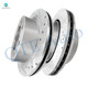 Rear Drilled Slotted Disc Brake Rotors For 2007 GMC Sierra 2500 HD Classic