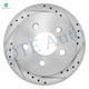 Rear 278mm Drilled Slotted Disc Brake Rotors For 1999 Buick Riviera Base