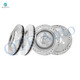 Set 4 Front 303mm-Rear 278mm Drilled Slotted Disc Brake Rotors For 2006-2008 Chevrolet Impala