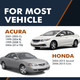 Front Ceramic Brake Pad Kit For 2001-2003 Acura CL