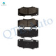 Front Ceramic Brake Pad Kit For 2005-2012 Toyota Hilux