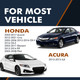 Front Ceramic Brake Pad Kit For 2013-2015 Acura ILX Base