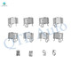 Set of 8 Front-Rear Ceramic Brake Pad Kit For 2010-2015 Lexus RX450h Base