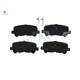 Rear Ceramic Brake Pad Kit For 2011-2017 Honda Odyssey