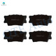 Rear Ceramic Brake Pad Kit For 2006-2018 Toyota RAV4