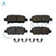 Rear Ceramic Brake Pad Kit For 2015-2017 Infiniti QX50