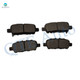 Rear Ceramic Brake Pad Kit For 2015-2017 Infiniti QX50
