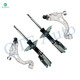 Set of 4 Front Lower Control Arm Ball Joint-Suspension Strut Assembly For 2000-2005 Pontiac Bonneville