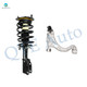 Front Left Lower Control Arm Ball Joint-Quick Complete Strut-Coil Spring Assembly For 2000-2005 Cadillac Deville