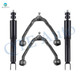 Set of 4 Front Upper Control Arm Ball Joint-Shock Absorber For 2007 GMC Sierra 1500 Classic