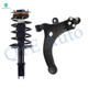 Front Left Lower Control Arm Ball Jointt-Quick Complete Strut-Coil Spring Assembly For 1997-2004 Oldsmobile Silhouette