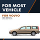 Pair of 2 Rear Suspension Strut Assembly For 2003 - 2007 Volvo XC70