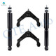 Set of 4 Front Upper Control Arm Ball Joint-Shock Absorber For 2007-2010 GMC Sierra 3500 HD